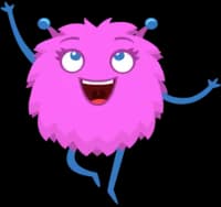 pink cartoon character